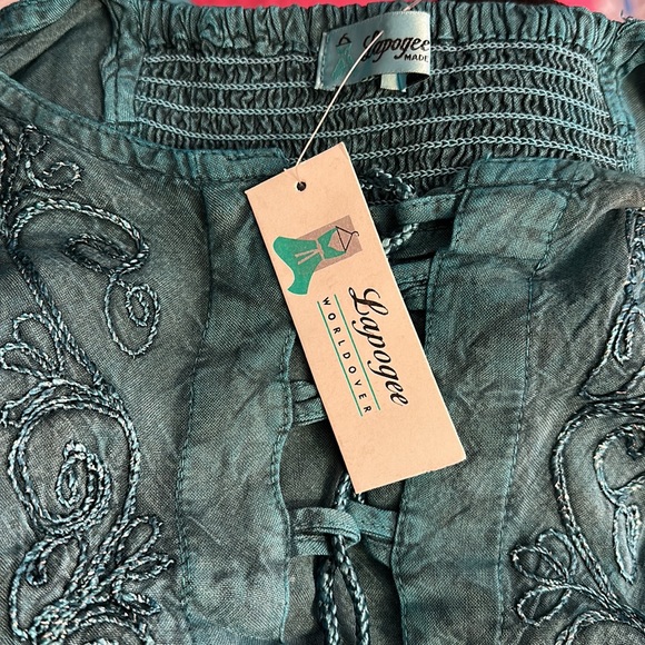 Gypsy Boho Style ONESIZE LAPOGEE DRESS. CL/GR. AW10 - Picture 4 of 4